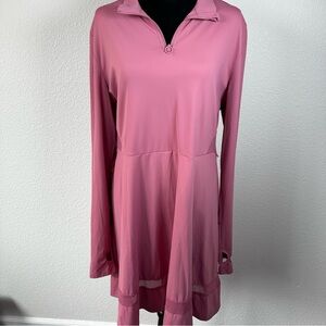 Jack Smith Women’s Long Sleeve Quarter Zip Athletic Dress Tunic XL